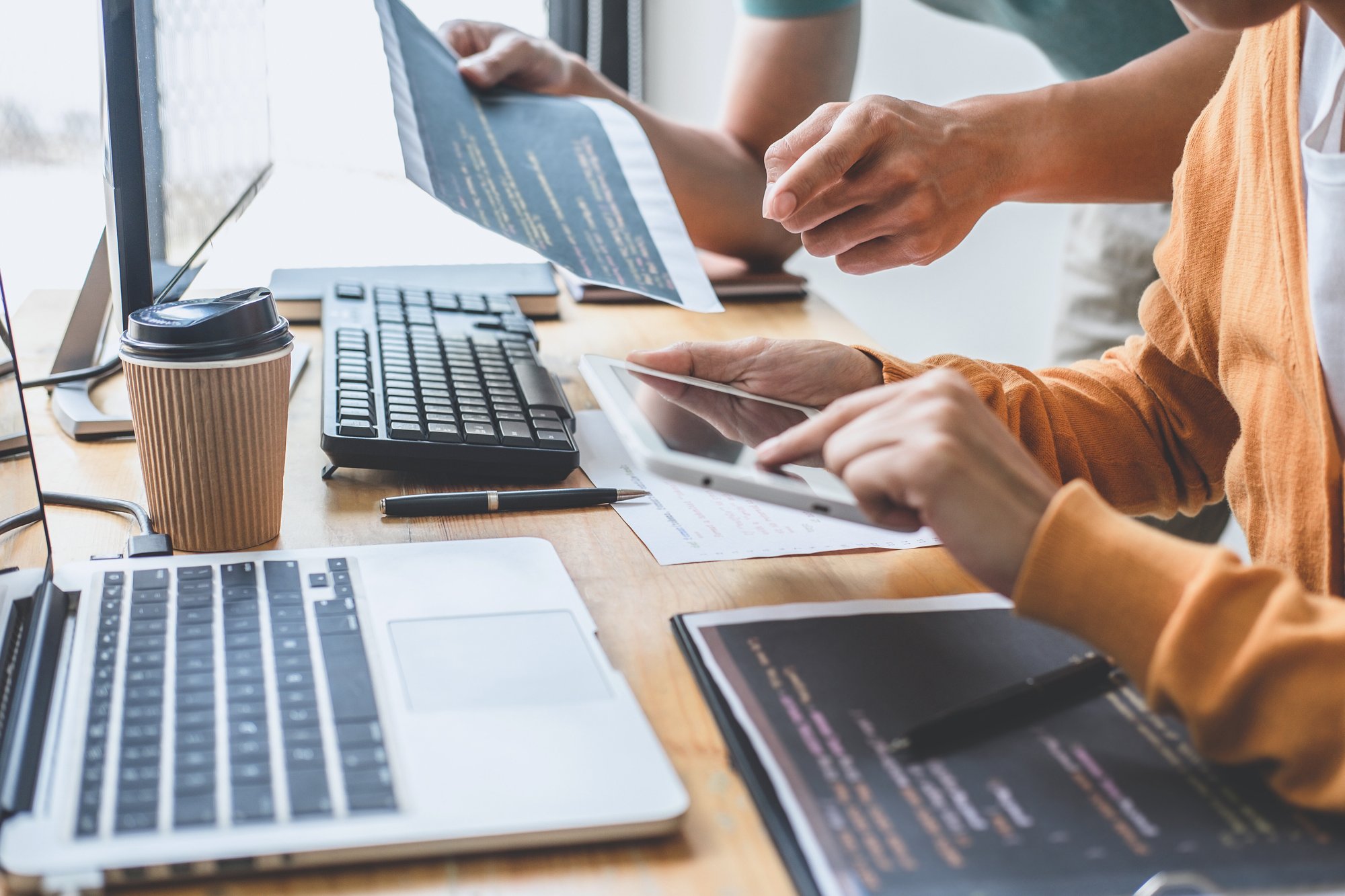 IT Staff on Laptop